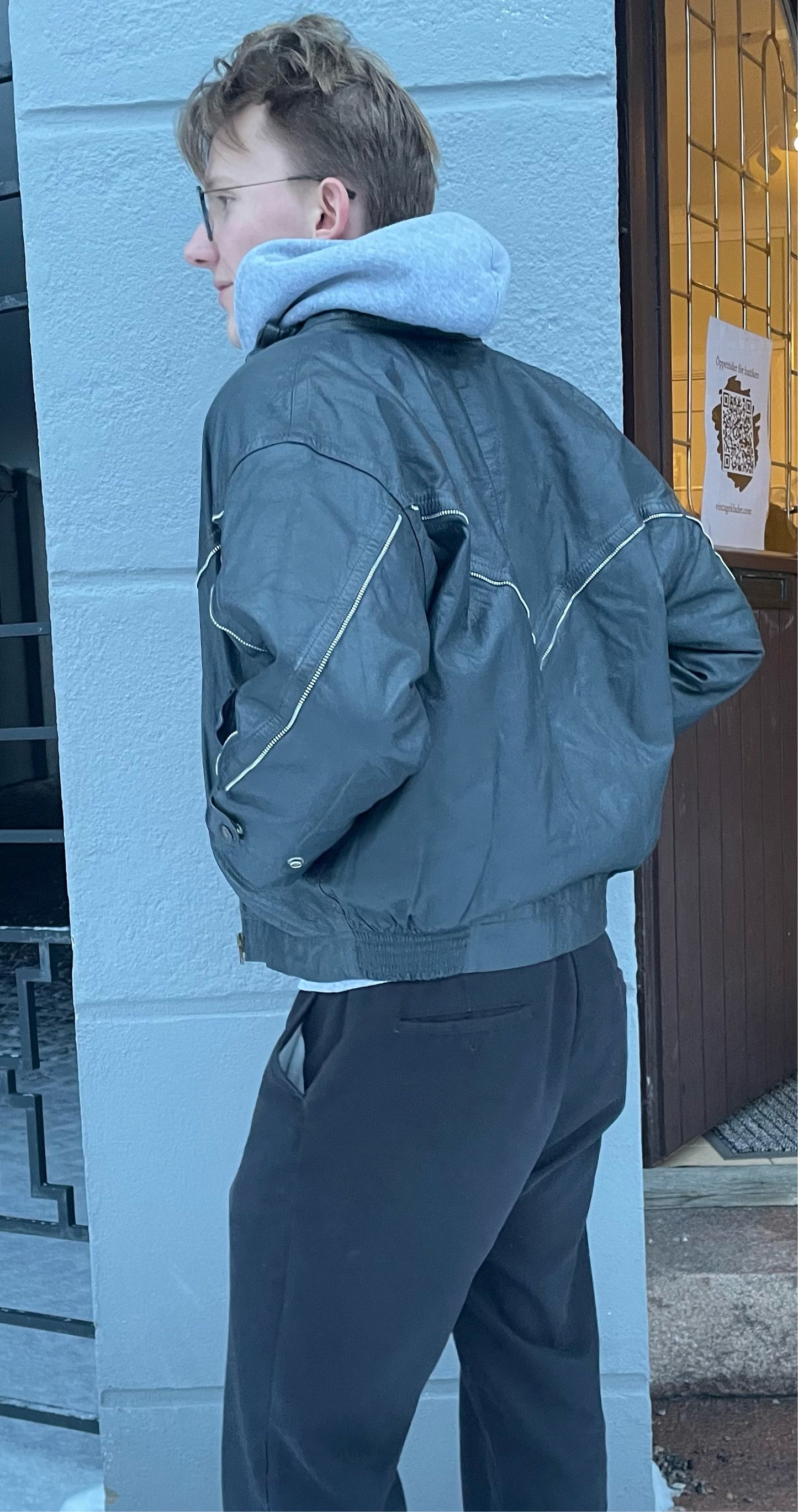 Leather jacket M/S